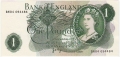 Bank Of England 1 Pound Notes Portrait 1 Pound, AN65